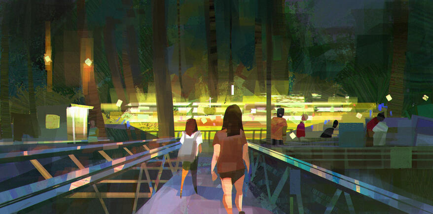 Night Fair Quick Photo Study